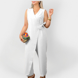 Stilingas Be Rankovių Jumpsuit