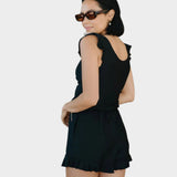 Maudymosi kostiumėlis su Volanais ir Krūtinės Parama