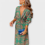 Oriana - Elegantiškas suknelė su ilgomis rankovėmis