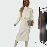 Suknelės ir Megztinio Komplektas