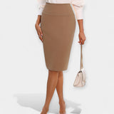 Aukšto liemens midi sijonas