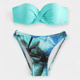 Sekso Bikini su Atvira Nugarine ir Stiliumi