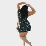 Maudymosi kostiumėlis su Volanais ir Krūtinės Parama