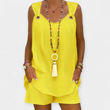 Rankovių neturintis marškinėlių ir šortų komplektas