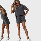 Dvigubos Spalvos Medvilnės 2 Dalių Komplektas