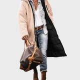 Žiema | Elegantiška ir šilta dvipusė moteriška parka