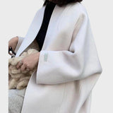 Lukrecija | Elegantiškas ilgas vilnonis paltas