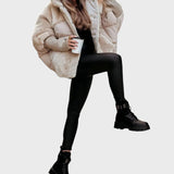 Vygailė | Moteriška bomber stiliaus striukė su gobtuvu