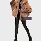 Vygailė | Moteriška bomber stiliaus striukė su gobtuvu