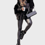 Vygailė | Moteriška bomber stiliaus striukė su gobtuvu