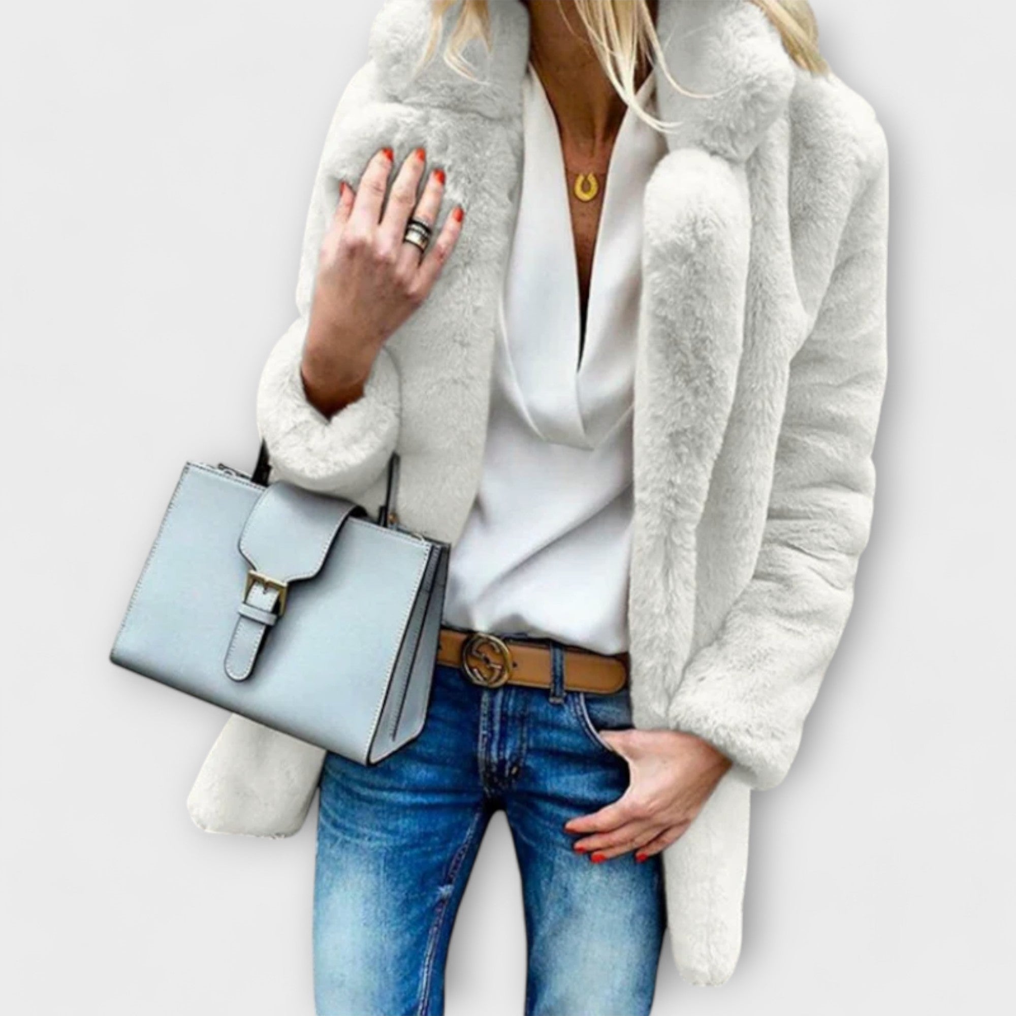 Lūna – Šiltas ir Pūkuotas Žieminis Švarkas