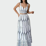 Baltas Viduržemio jūros harmonijos rinkinys