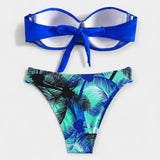 Sekso Bikini su Atvira Nugarine ir Stiliumi