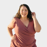 Maudymosi kostiumėlis su Volanais ir Krūtinės Parama