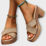 Austina - Stori kulnai su kryžminėmis juostelėmis