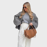 Laimė | Moteriška odinė „tote“ rankinė