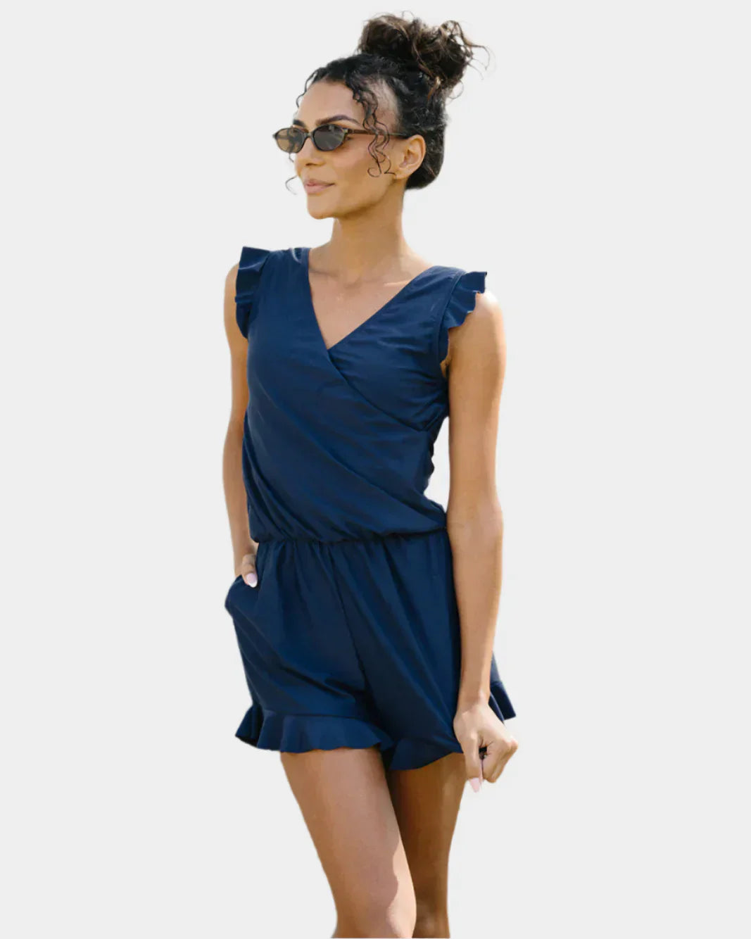 Maudymosi kostiumėlis su Volanais ir Krūtinės Parama