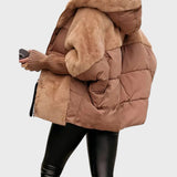 Vygailė | Moteriška bomber stiliaus striukė su gobtuvu